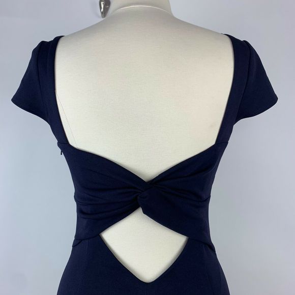 New BHLDN Katie May Madison Blue Bow Back Dress - Picture 7 of 9